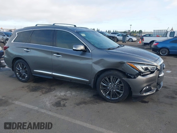 2019 Infiniti QX60 Pure z VIN 5N1DL0MN7KC522605, wystawiony jako IAAI lot #42257708 z przebiegiem 60 357 mil mil oraz . Historia ofert i sprzedaży dostępna na DreamBid. Obrazek 6.