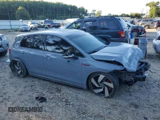2024 Volkswagen Golf GTI S with VIN WVWGA7CD0RW158531, listed as a Copart auction lot 69221724 with 16,103 mi miles and Salvage Title. Bid and sale history available at carsss.com. Image 4.
