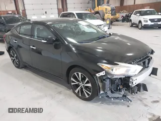 2017 Nissan Maxima SV with VIN 1N4AA6AP4HC448810, listed as a IAAI auction lot 42150840 with 114,916 mi miles and . Bid and sale history available at DreamBid. Image 1.