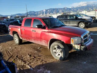 2006 Dodge Dakota SLT with VIN 1D7HW48K86S664984, listed as a Copart auction lot 88958465 with 127,611 mi miles and Salvage Title. Bid and sale history available at carsss.com. Image 4.