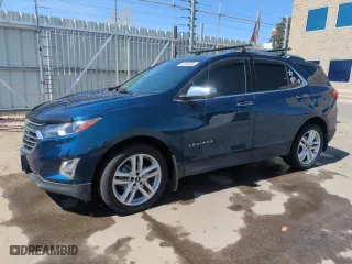 2020 Chevrolet Equinox Premier with VIN 2GNAXYEX5L6275953, listed as a Copart auction lot 52352095 with 31,690 mi miles and Salvage Title. Bid and sale history available at carsss.com. Image 1.