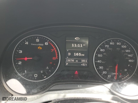 2015 Audi A3 2.0T Premium with VIN WAUBFGFF3F1008234, listed as a Copart auction lot 53875485 with 136,796 mi miles and Clean Title. Bid and sale history available at carsss.com. Image 9.