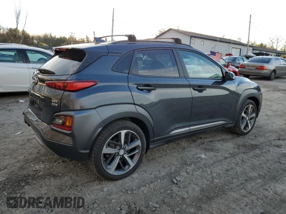 2020 Hyundai Kona Ultimate with VIN KM8K5CA57LU449500, listed as a Copart auction lot 68497752 with 10,106 mi miles. Bid and sale history available at carsss.com. Image 3.