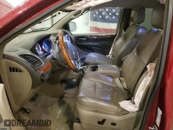 2013 Chrysler Town & Country Limited with VIN 2C4RC1GG7DR766715, listed as a Copart auction lot 52556215 with 180,980 mi miles and Salvage Title. Bid and sale history available at carsss.com. Image 7.
