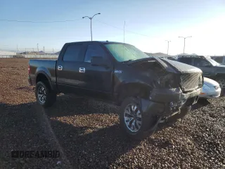 2006 Ford F-150 XLT with VIN 1FTPW14546KD89571, listed as a Copart auction lot 46845925 with 166,009 mi miles and Salvage Title. Bid and sale history available at carsss.com. Image 4.