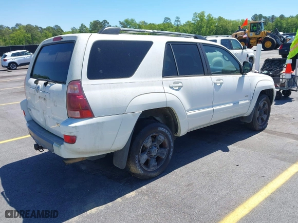 2005 Toyota 4Runner SR5 with VIN JTEZU14R750047197, listed as a IAAI auction lot 42054506 with 280,259 mi miles. Bid and sale history available at carsss.com. Image 4.
