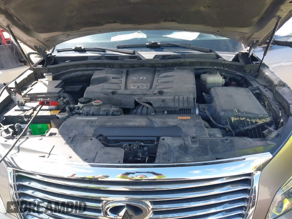 2013 Infiniti QX56 with VIN JN8AZ2NC4D9330559, listed as a IAAI auction lot 41897383 with 1 mi miles. Bid and sale history available at carsss.com. Image 10.