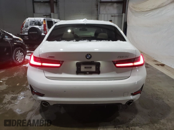 2019 BMW 3 Series 330i xDrive with VIN WBA5R7C59KAJ81850, listed as a Copart auction lot 88526315 with 64,770 mi miles and Salvage title. Bid and sale history available at DreamBid. Image 6.