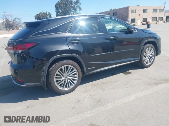 2020 Lexus RX with VIN 2T2JGMDA0LC048405, listed as a IAAI auction lot 41755505 with 62,542 mi miles. Bid and sale history available at carsss.com. Image 4.
