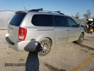 2012 Kia Sedona EX with VIN KNDMH4C78C6506980, listed as a Copart auction lot 52038595 with 137,916 mi miles and Salvage Title. Bid and sale history available at carsss.com. Image 3.