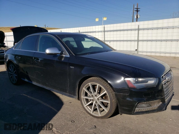 2013 Audi S4 Premium Plus with VIN WAUDGAFL3DA210965, listed as a Copart auction lot 73223084 with 92,960 mi miles and Salvage Title. Bid and sale history available at carsss.com. Image 4.