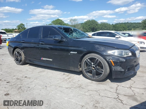2016 BMW 5 Series 550i with VIN WBAKN9C5XGD961730, listed as a Copart auction lot 58426485 with 156,154 mi miles and Clean title. Bid and sale history available at DreamBid. Image 4.