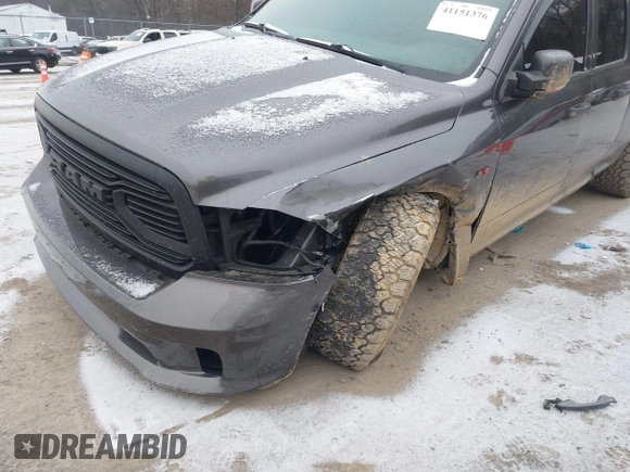 2014 Ram 1500 Express with VIN 1C6RR7FT5ES420041, listed as a IAAI auction lot 41151376 with 60,882 mi miles and . Bid and sale history available at DreamBid. Image 6.