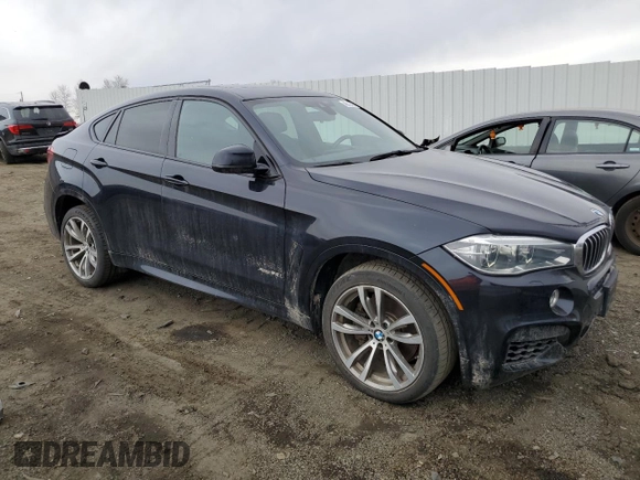 2016 BMW X6 xDrive50i with VIN 5UXKU6C55G0S82426, listed as a Copart auction lot 46218405 with 162,120 mi miles and Salvage Title. Bid and sale history available at carsss.com. Image 4.
