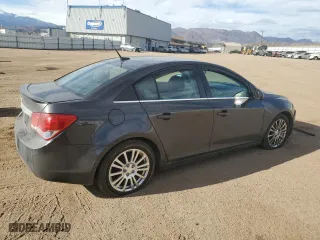 2014 Chevrolet Cruze ECO with VIN 1G1PH5SB8E7127847, listed as a Copart auction lot 86127874 with 0 mi miles and Salvage Title. Bid and sale history available at carsss.com. Image 3.