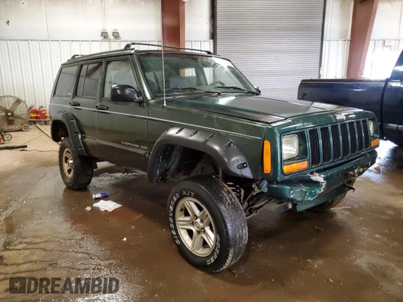 1997 Jeep Cherokee Country with VIN 1J4FJ78S8VL577137, listed as a Copart auction lot 48034405 with 156,154 mi miles and Salvage Title. Bid and sale history available at carsss.com. Image 4.