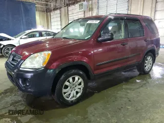 2006 Honda CR-V EX with VIN SHSRD78836U438836, listed as a Copart auction lot 51596795 with 186,974 mi miles and Salvage Title. Bid and sale history available at carsss.com. Image 1.