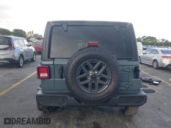 2024 Jeep Wrangler Sport S with VIN 1C4PJXDN8RW370133, listed as a IAAI auction lot 42453029 with 10,415 mi miles and . Bid and sale history available at DreamBid. Image 17.