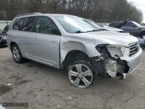 2008 Toyota Highlander Sport with VIN JTEDS43A582041906, listed as a Copart auction lot 47624975 with 149,428 mi miles and Salvage Title. Bid and sale history available at carsss.com. Image 4.
