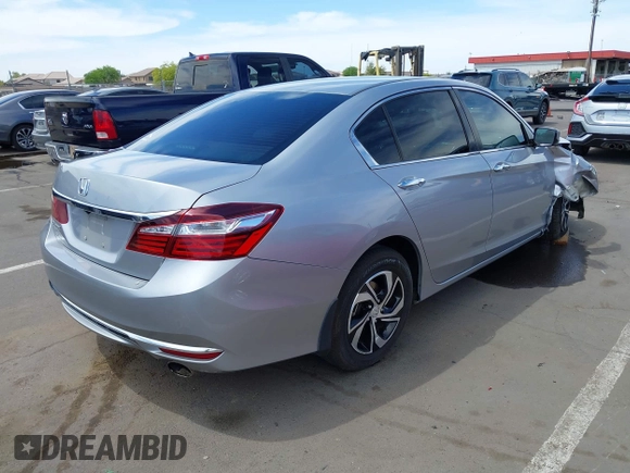 2017 Honda Accord Sedan LX with VIN 1HGCR2F36HA179989, listed as a IAAI auction lot 42088773 with 161,424 mi miles. Bid and sale history available at carsss.com. Image 4.