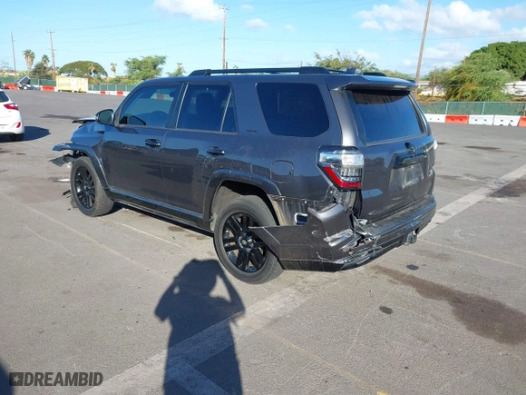 2020 Toyota 4Runner SR5 with VIN JTEBU5JR3L5789920, listed as a IAAI auction lot 41189528 with 44,125 mi miles. Bid and sale history available at carsss.com. Image 3.