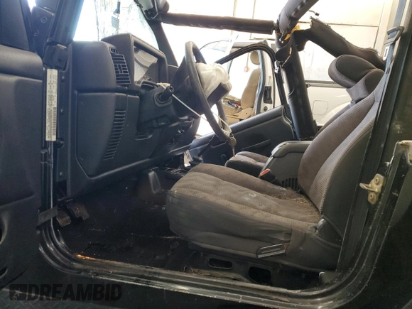 2003 Jeep Wrangler Rubicon with VIN 1J4FA69S13P337927, listed as a Copart auction lot 46179675 with 125,426 mi miles and Non repairable. Bid and sale history available at DreamBid. Image 7.