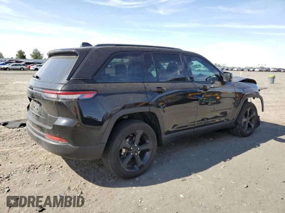 2024 Jeep Grand Cherokee Altitude with VIN 1C4RJHAG3R8939561, listed as a Copart auction lot 56419615 with 9,383 mi miles and Salvage title. Bid and sale history available at DreamBid. Image 3.