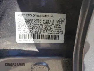 2019 Acura ILX with VIN 19UDE2F33KA003103, listed as a Copart auction lot 47090815 with 64,823 mi miles and Salvage Title. Bid and sale history available at carsss.com. Image 13.