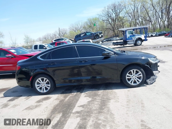 2015 Chrysler 200 Limited with VIN 1C3CCCAB6FN598486, listed as a IAAI auction lot 41910182 with 193,369 mi miles and . Bid and sale history available at DreamBid. Image 14.