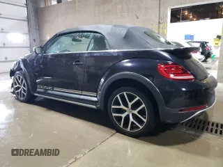 2017 Volkswagen Beetle with VIN 3VWT17AT2HM816046, listed as a Copart auction lot 77377274 with 27,948 mi miles and Salvage Title. Bid and sale history available at DreamBid. Image 2.