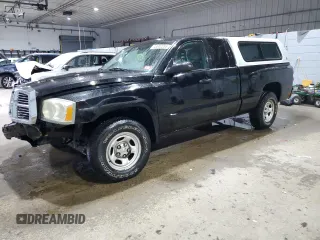 2006 Dodge Dakota ST with VIN 1D7HE22K46S515665, listed as a Copart auction lot 43852035 with 156,629 mi miles and Salvage Title. Bid and sale history available at carsss.com. Image 1.