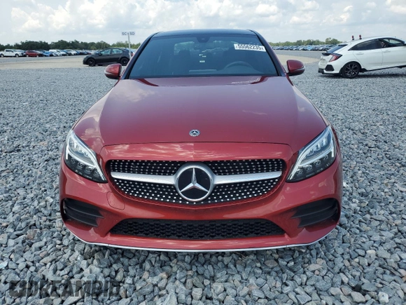 2019 Mercedes-Benz C 300 with VIN 55SWF8DB7KU317733, listed as a Copart auction lot 55562235 with 39,884 mi miles and Non repairable. Bid and sale history available at DreamBid. Image 5.