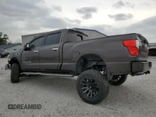 2017 Nissan Titan Platinum Reserve z VIN 1N6BA1F48HN513661, wystawiony jako Copart lot #53576075 z przebiegiem 93 430 mil mil oraz Szkoda całkowita • Salvage title. Historia ofert i sprzedaży dostępna na DreamBid. Obrazek 2.