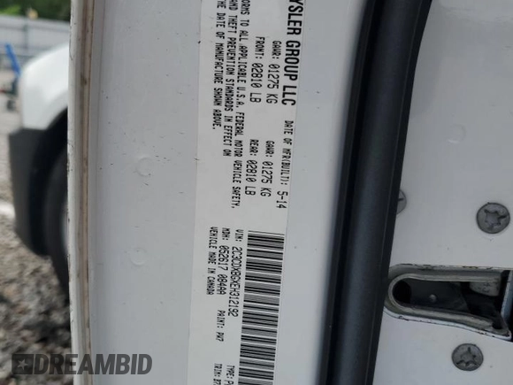 2014 Dodge Charger SE with VIN 2C3CDXBGXEH312192, listed as a Copart auction lot 54037785 with 168,626 mi miles and Salvage Title. Bid and sale history available at DreamBid. Image 12.
