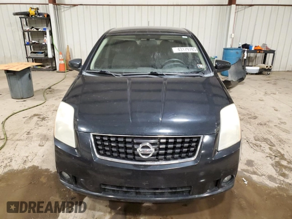 2008 Nissan Sentra S with VIN 3N1AB61E08L669849, listed as a Copart auction lot 43179785 with Not Provided miles and Salvage Title. Bid and sale history available at DreamBid. Image 5.