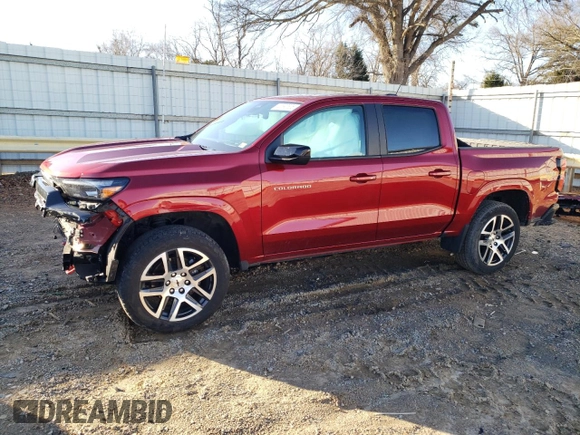 2024 Chevrolet Colorado 4WD Z71 with VIN 1GCPTDEK9R1128882, listed as a Copart auction lot 44118785 with 13,645 mi miles and Salvage Title. Bid and sale history available at carsss.com. Image 1.