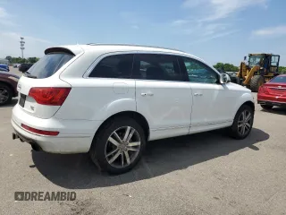 2014 Audi Q7 Premium Plus с VIN WA1LGAFE6ED000953, выставлен на аукционе Copart как лот 62193535 с пробегом 111 301 миль миль и Списание • Salvage title. История ставок и продаж доступна на DreamBid. Изображение 3.