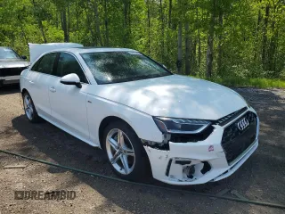 2020 Audi A4 Premium Plus with VIN WAUENAF48LA043648, listed as a Copart auction lot 58335355 with 33,101 mi miles and Salvage title. Bid and sale history available at DreamBid. Image 4.