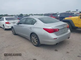 2014 Infiniti Q50 Sport with VIN JN1BV7AP5EM670953, listed as a IAAI auction lot 41913801 with 190,180 mi miles and . Bid and sale history available at DreamBid. Image 3.