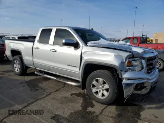 2014 GMC Sierra 1500 SLE with VIN 1GTR1UEH2EZ374283, listed as a Copart auction lot 45967225 with 197,854 mi miles and Salvage Title. Bid and sale history available at carsss.com. Image 4.