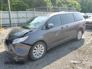 2014 Toyota Sienna LE with VIN 5TDJK3DC5ES086270, listed as a Copart auction lot 61992805 with 152,945 mi miles and Salvage title. Bid and sale history available at DreamBid. Image 1.
