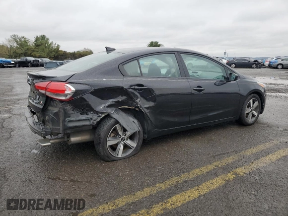 2018 Kia Forte LX with VIN 3KPFL4A7XJE198146, listed as a Copart auction lot 52150565 with 42,594 mi miles and Salvage Title. Bid and sale history available at carsss.com. Image 3.