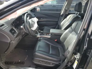 2016 Acura RLX Tech Pkg with VIN JH4KC1F56GC001735, listed as a Copart auction lot 80839074 with 100,452 mi miles and Salvage Title. Bid and sale history available at carsss.com. Image 7.