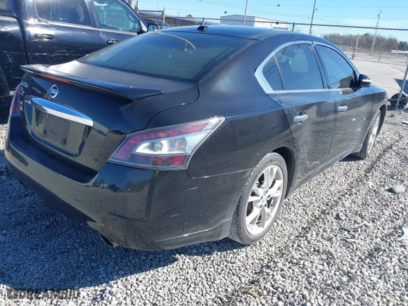 2012 Nissan Maxima 3.5 SV with VIN 1N4AA5AP3CC812492, listed as a IAAI auction lot 41607730 with 95,096 mi miles. Bid and sale history available at carsss.com. Image 4.