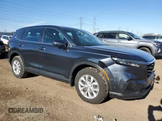 2024 Honda CR-V LX with VIN 2HKRS4H29RH432388, listed as a Copart auction lot 82054734 with 27,746 mi miles and Salvage Title. Bid and sale history available at DreamBid. Image 4.