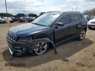 2021 Jeep Compass Limited z VIN 3C4NJDCB9MT513196, wystawiony jako Copart lot #54253245 z przebiegiem 41 305 mil mil oraz Szkoda całkowita • Salvage title. Historia ofert i sprzedaży dostępna na DreamBid. Obrazek 1.