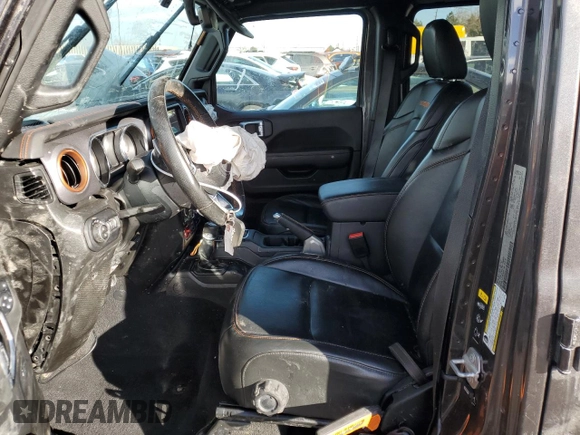 2022 Jeep Gladiator Mojave z VIN 1C6JJTEG7NL155456, wystawiony jako Copart lot #42382095 z przebiegiem Nie podano mil oraz Szkoda całkowita • Salvage title. Historia ofert i sprzedaży dostępna na DreamBid. Obrazek 7.