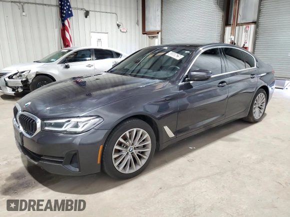 2022 BMW 5 Series 530i xDrive with VIN WBA13BJ06NWX75054, listed as a Copart auction lot 45569625 with 36,098 mi miles and Clean Title. Bid and sale history available at carsss.com. Image 1.