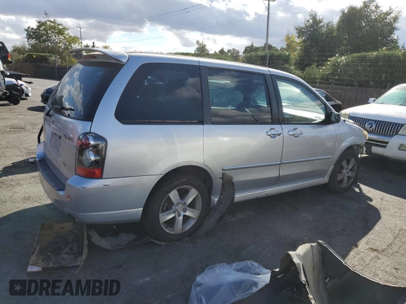 2005 Mazda MPV LX z VIN JM3LW28J450549591, wystawiony jako Copart lot #78304054 z przebiegiem 215 645 mil mil oraz Szkoda całkowita • Salvage title. Historia ofert i sprzedaży dostępna na DreamBid. Obrazek 3.