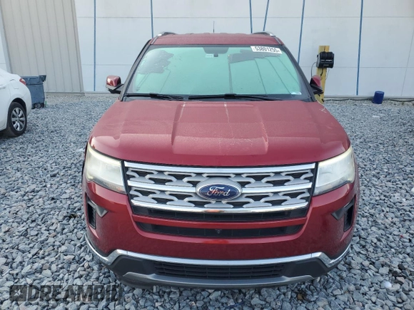 2018 Ford Explorer Limited with VIN 1FM5K7F86JGB85102, listed as a Copart auction lot 53801255 with 106,118 mi miles and Salvage Title. Bid and sale history available at carsss.com. Image 5.